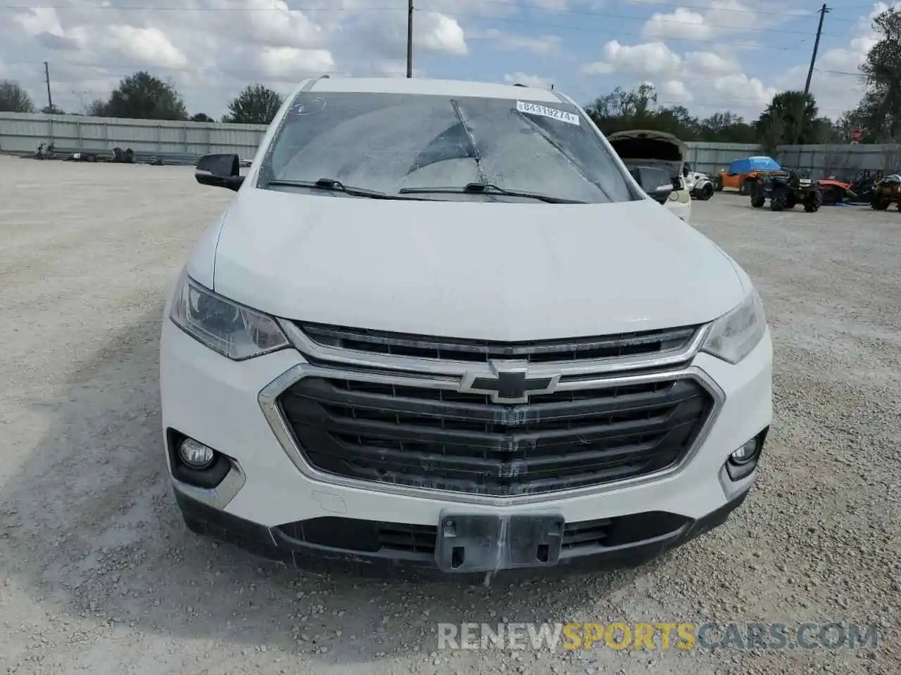 5 Photograph of a damaged car 1GNERHKW2KJ298017 CHEVROLET TRAVERSE 2019