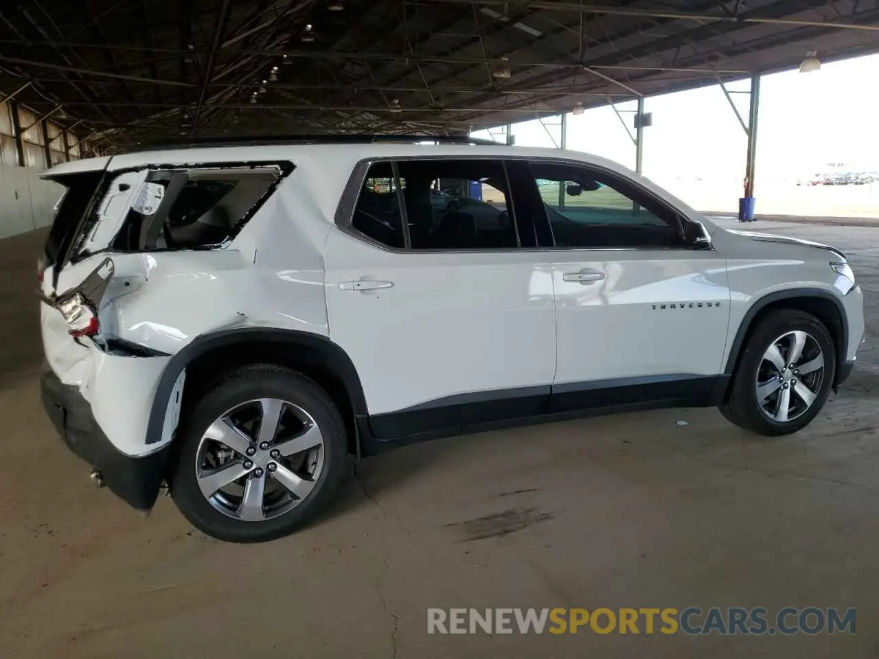 3 Photograph of a damaged car 1GNERHKW6KJ192783 CHEVROLET TRAVERSE 2019