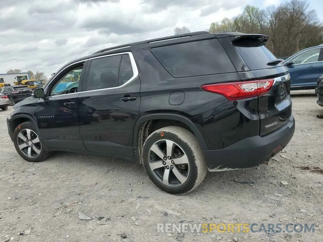 2 Photograph of a damaged car 1GNERHKW7KJ157685 CHEVROLET TRAVERSE 2019
