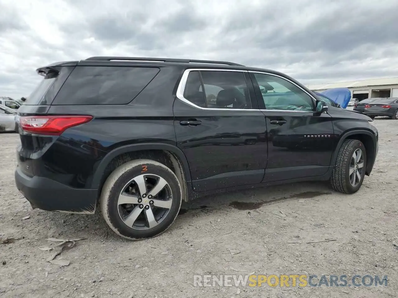 3 Photograph of a damaged car 1GNERHKW7KJ157685 CHEVROLET TRAVERSE 2019