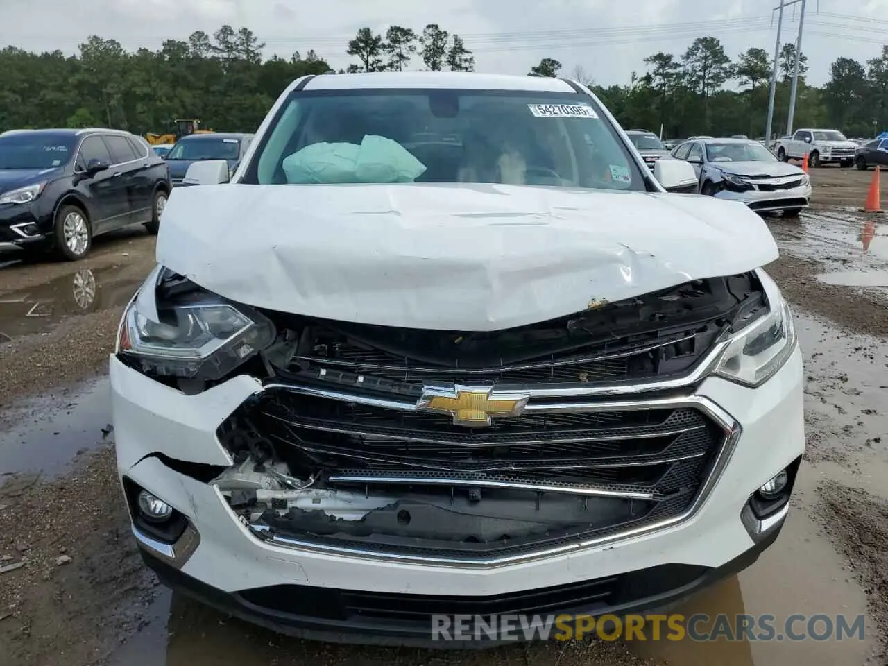 5 Photograph of a damaged car 1GNERHKW9KJ113297 CHEVROLET TRAVERSE 2019