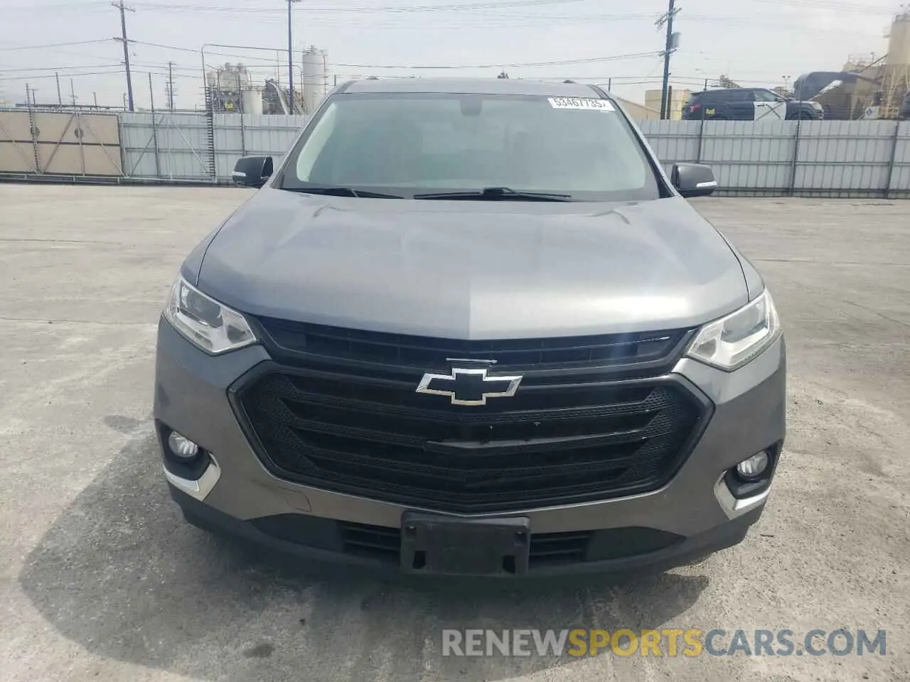 5 Photograph of a damaged car 1GNERHKW9KJ192468 CHEVROLET TRAVERSE 2019