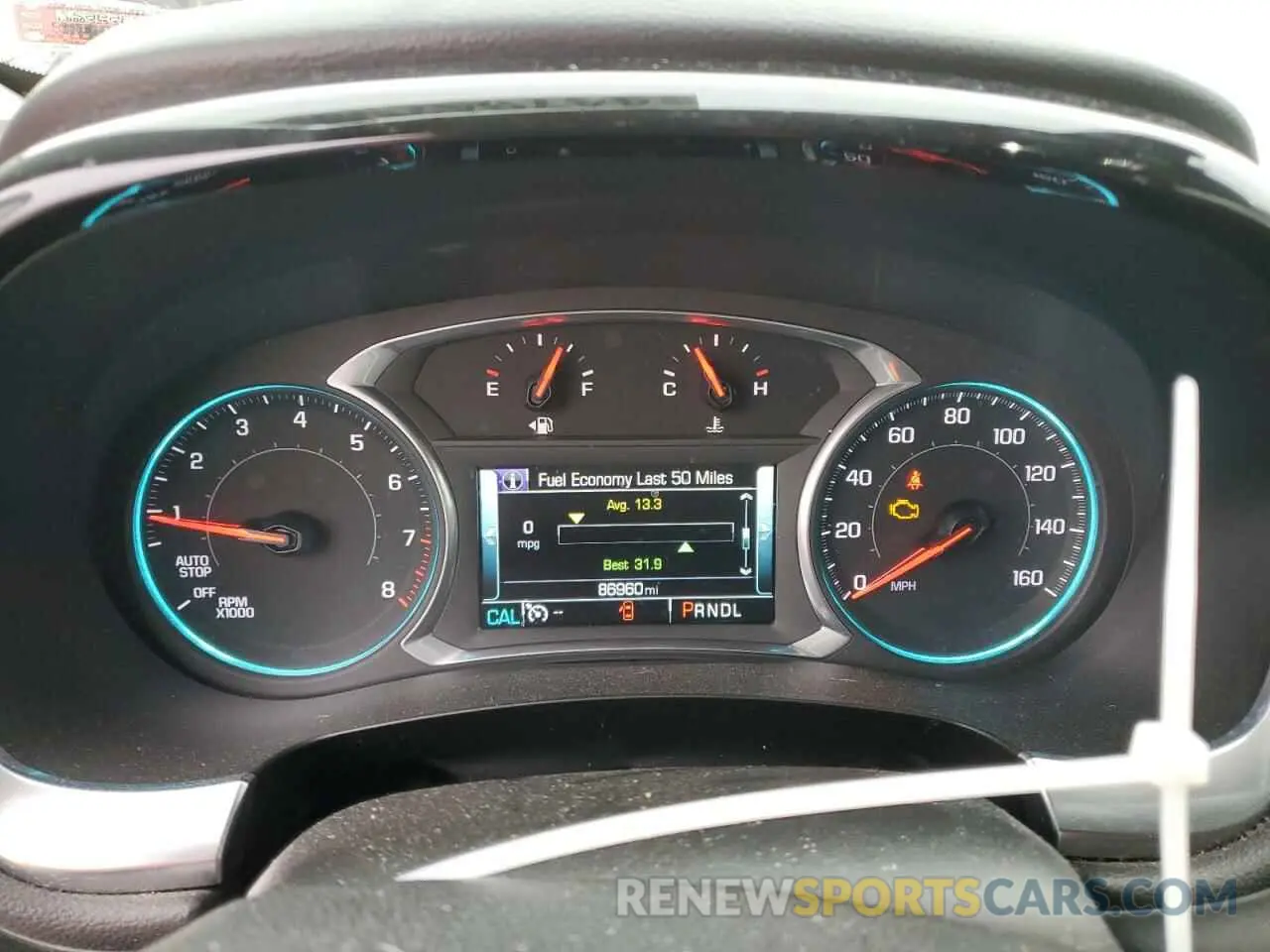 9 Photograph of a damaged car 1GNERHKWXKJ319048 CHEVROLET TRAVERSE 2019