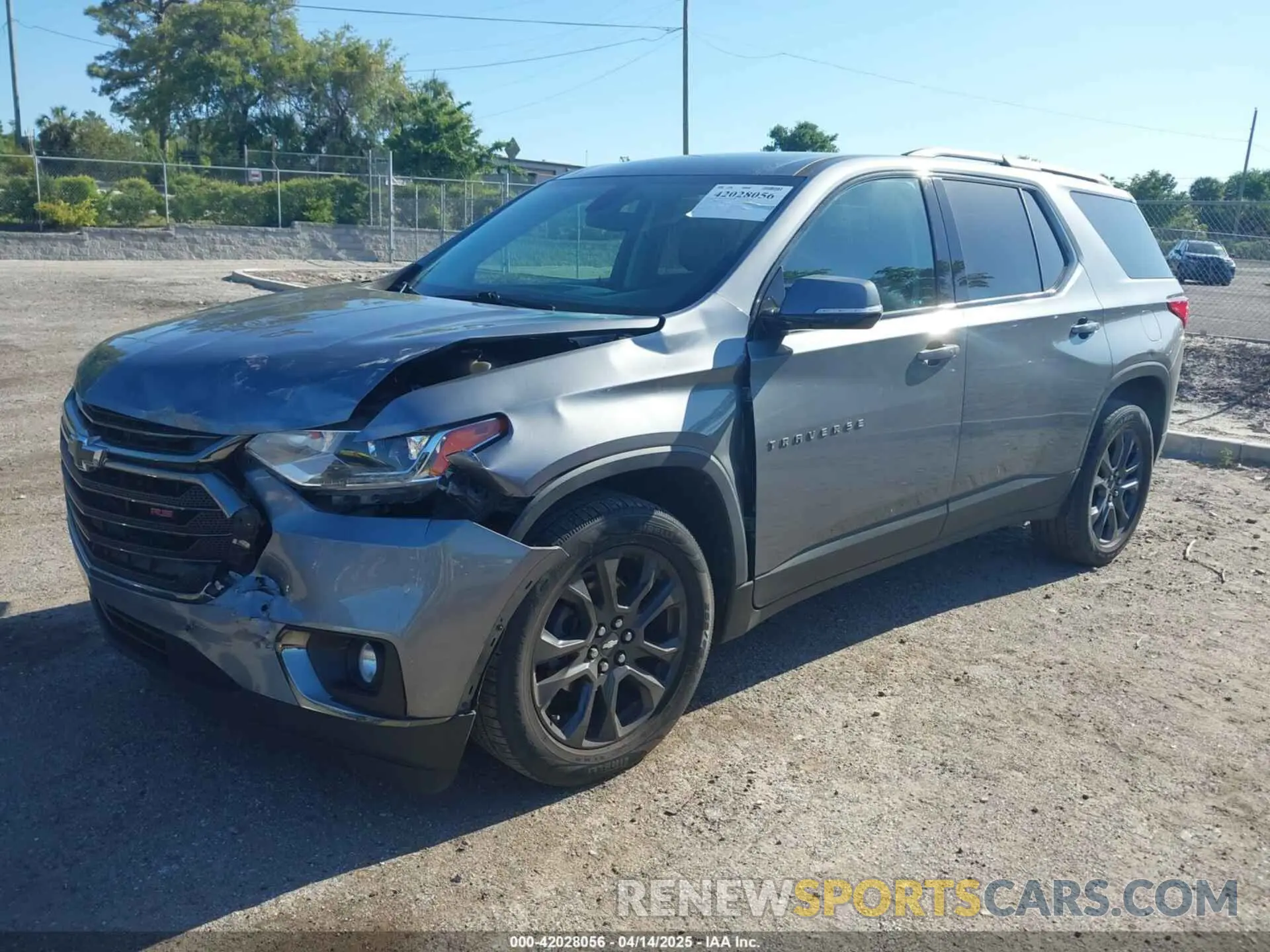 2 Photograph of a damaged car 1GNERJKW9KJ273686 CHEVROLET TRAVERSE 2019