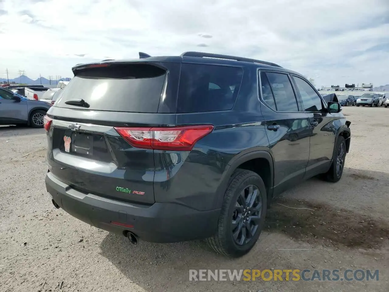 3 Photograph of a damaged car 1GNERJKX3KJ241731 CHEVROLET TRAVERSE 2019
