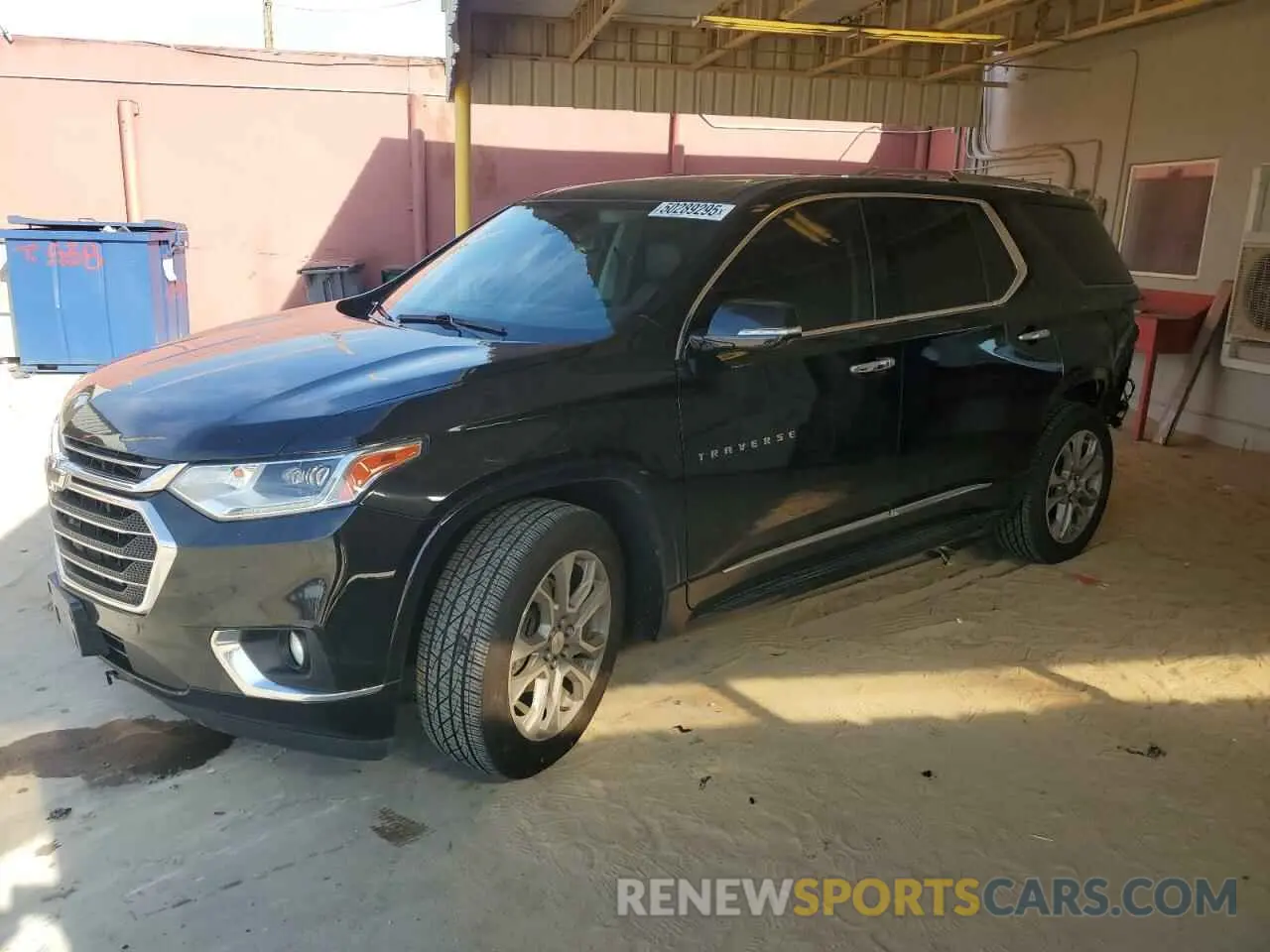 1 Photograph of a damaged car 1GNERKKW2KJ219670 CHEVROLET TRAVERSE 2019