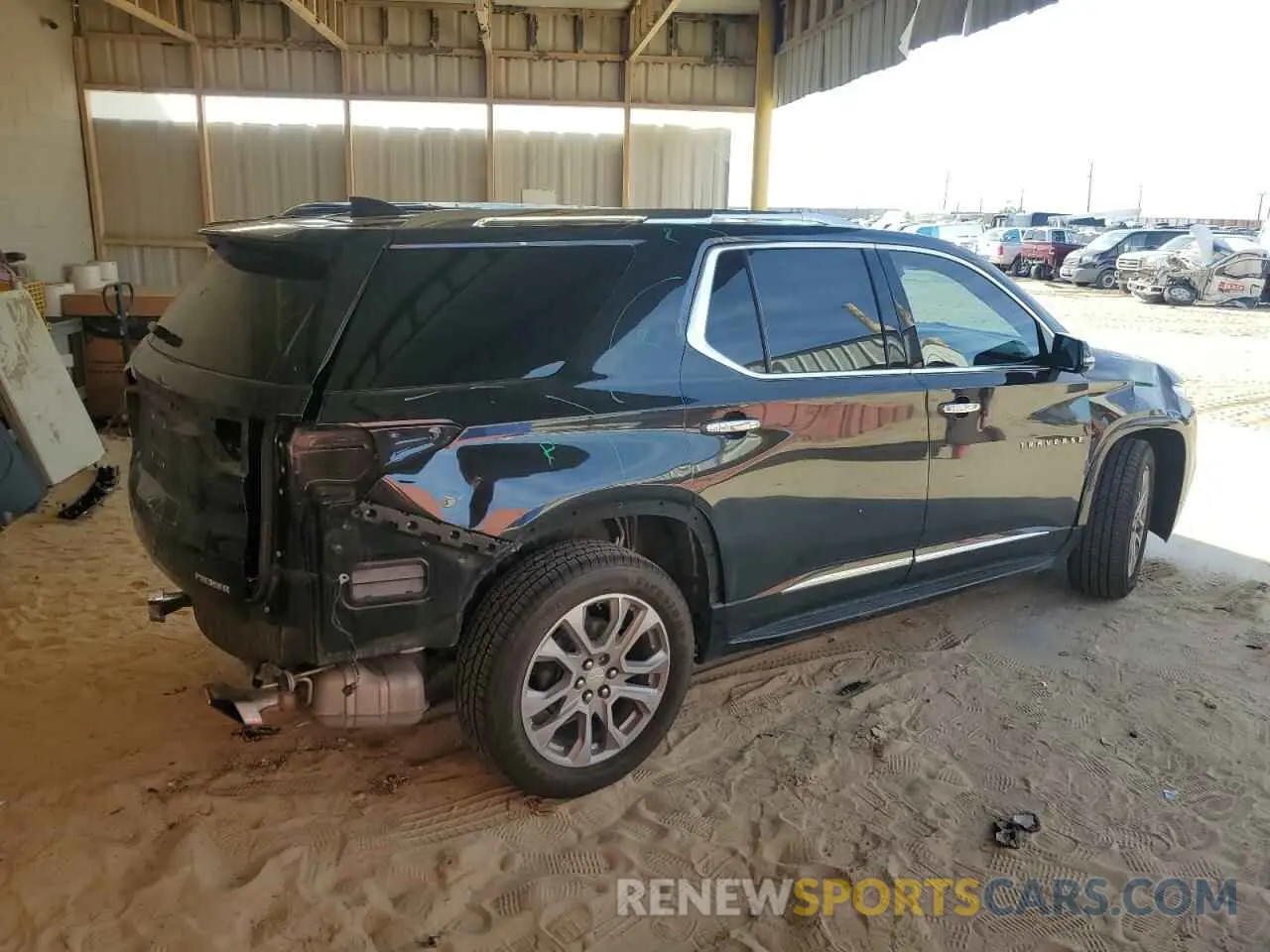 3 Photograph of a damaged car 1GNERKKW2KJ219670 CHEVROLET TRAVERSE 2019