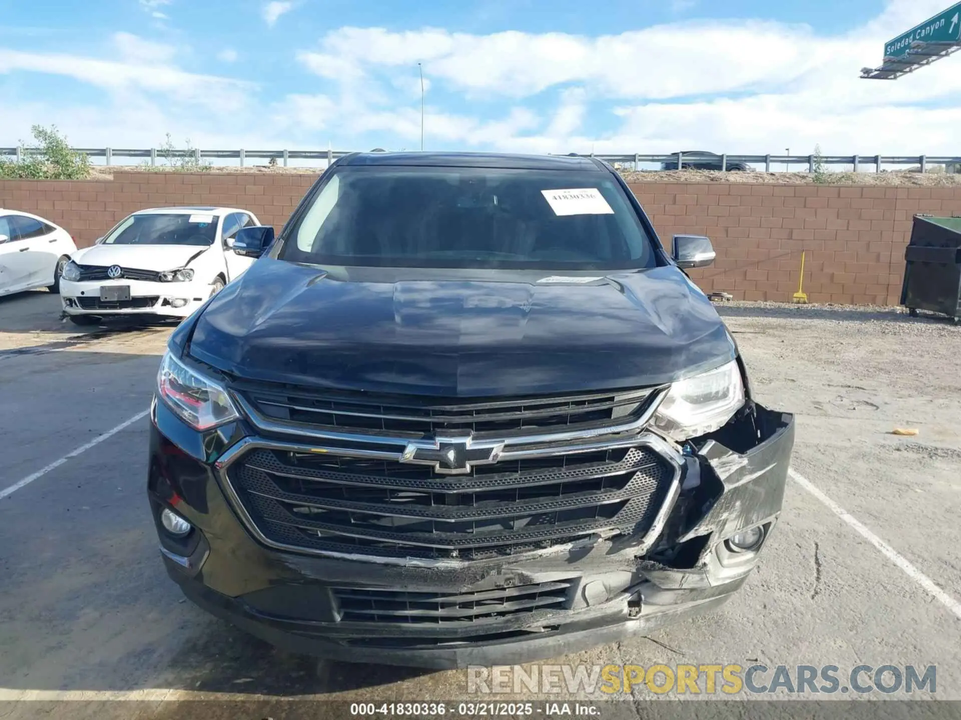 12 Photograph of a damaged car 1GNERKKW2KJ243838 CHEVROLET TRAVERSE 2019