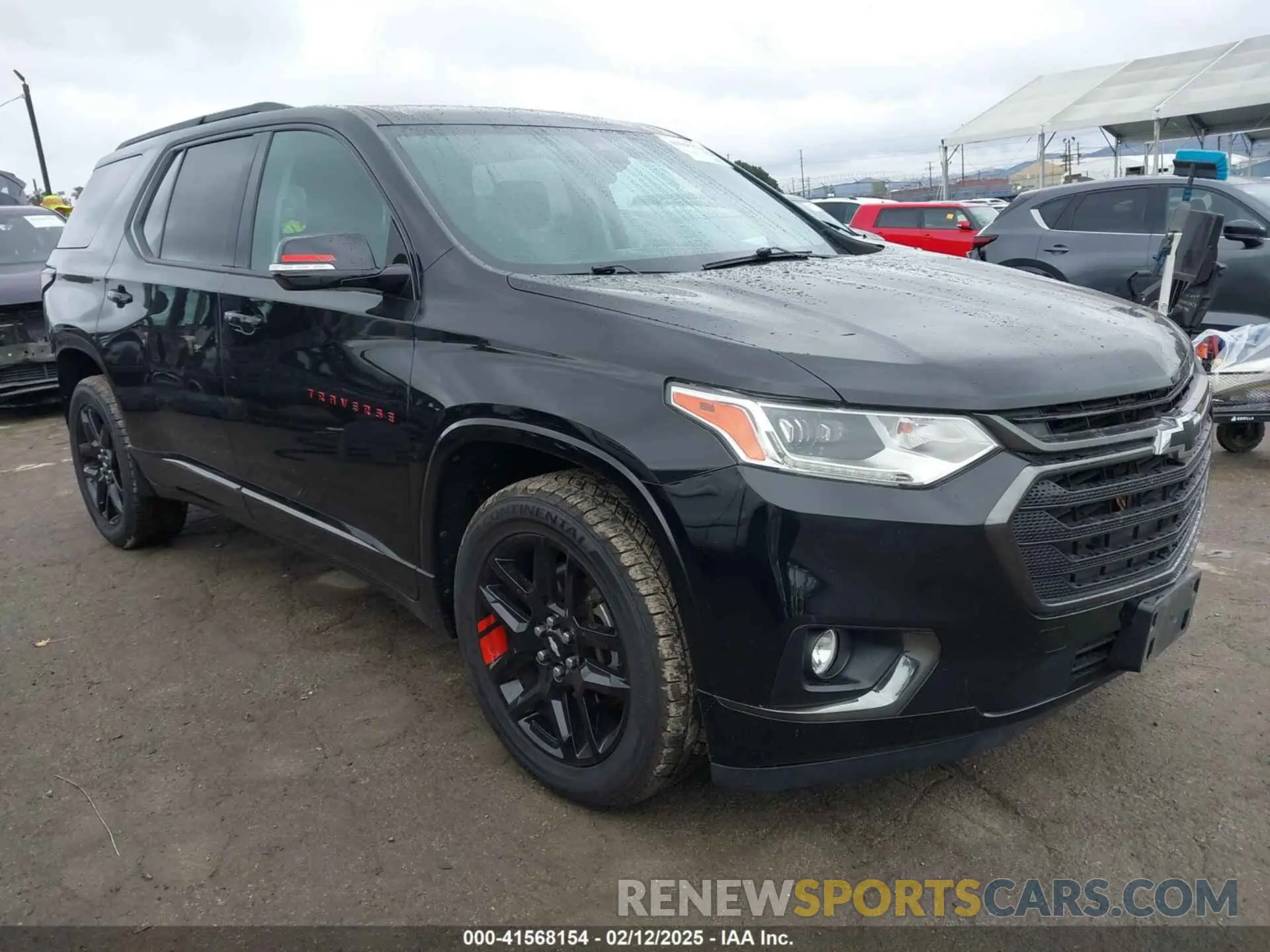 1 Photograph of a damaged car 1GNERKKW5KJ198202 CHEVROLET TRAVERSE 2019