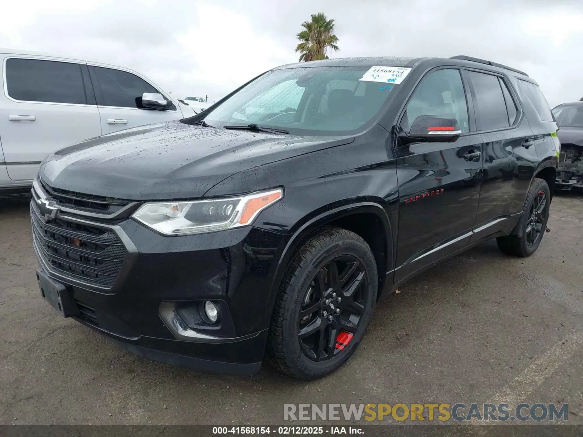 2 Photograph of a damaged car 1GNERKKW5KJ198202 CHEVROLET TRAVERSE 2019