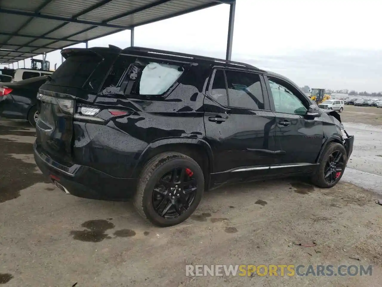 3 Photograph of a damaged car 1GNERKKW8KJ292915 CHEVROLET TRAVERSE 2019