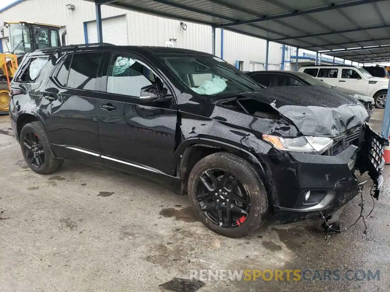 4 Photograph of a damaged car 1GNERKKW8KJ292915 CHEVROLET TRAVERSE 2019