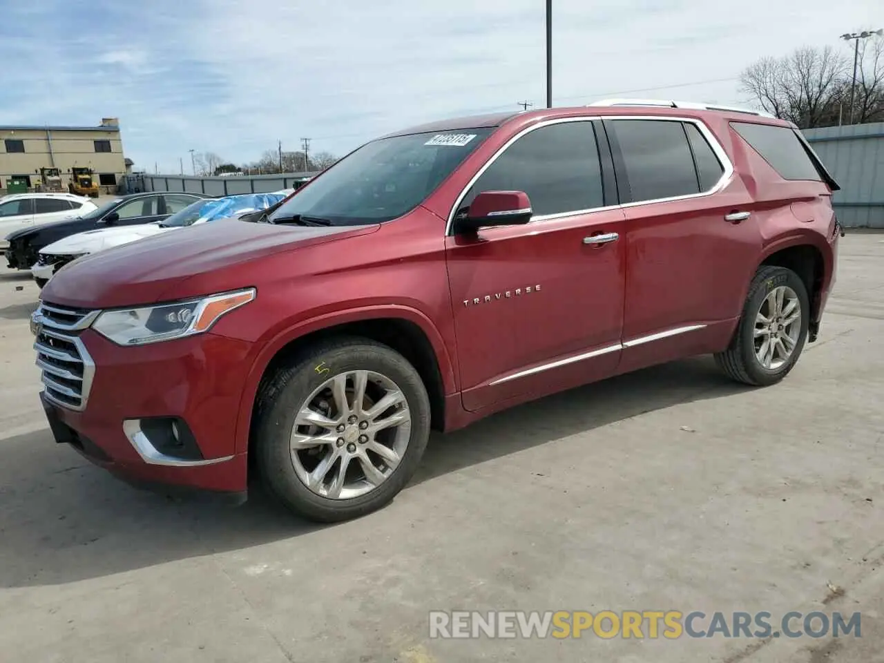 1 Photograph of a damaged car 1GNERNKW8KJ311836 CHEVROLET TRAVERSE 2019