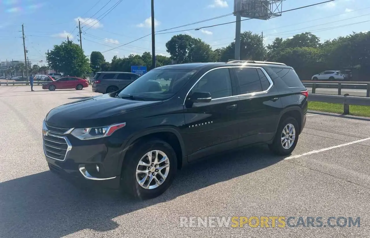 2 Photograph of a damaged car 1GNEVGKW8KJ291756 CHEVROLET TRAVERSE 2019