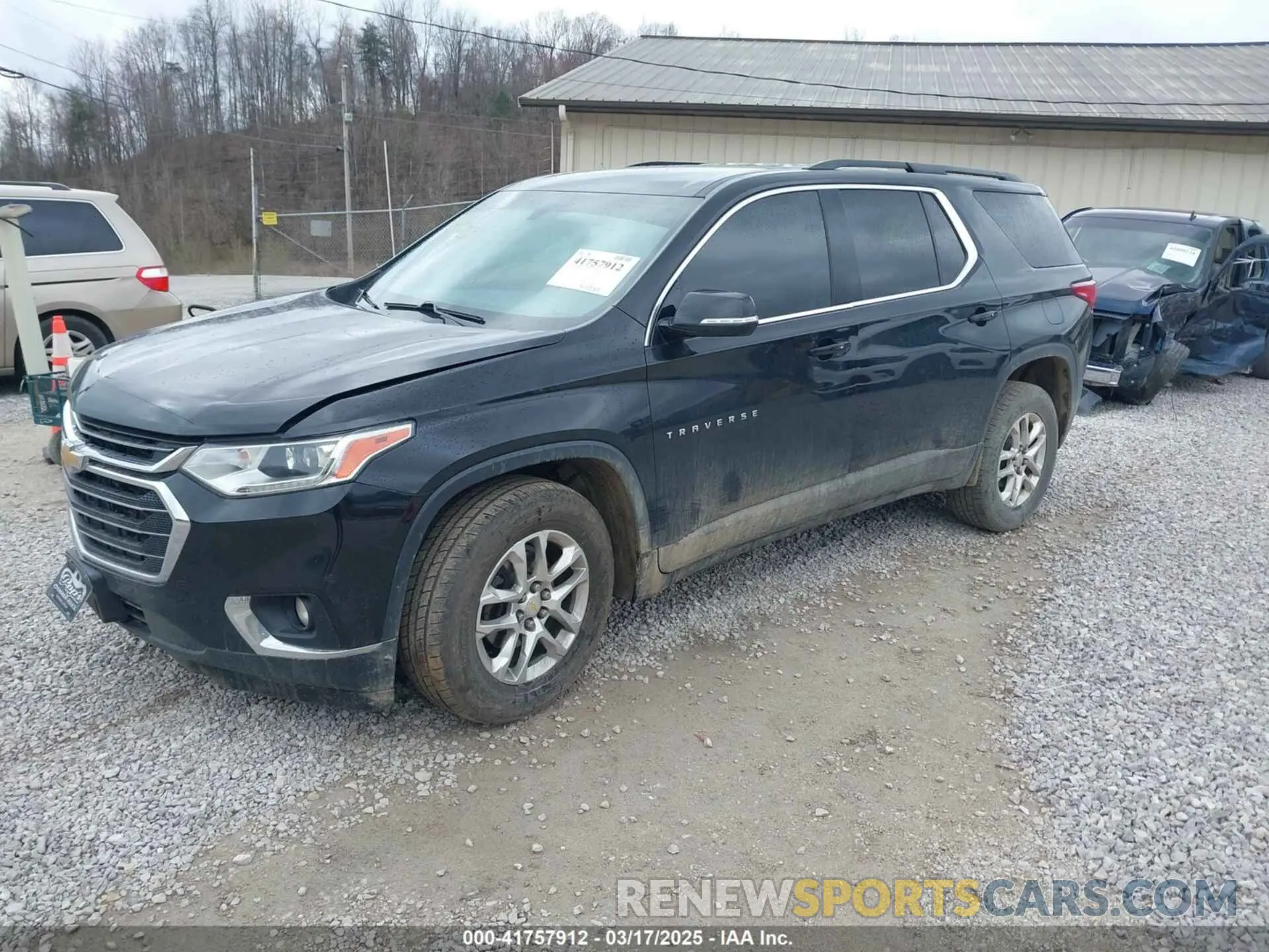 2 Photograph of a damaged car 1GNEVGKW9KJ116173 CHEVROLET TRAVERSE 2019