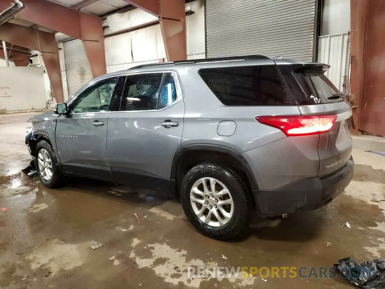 2 Photograph of a damaged car 1GNEVHKW7KJ117778 CHEVROLET TRAVERSE 2019