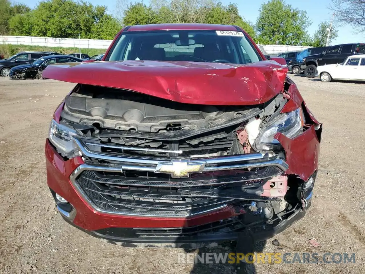 5 Photograph of a damaged car 1GNEVHKW8KJ251313 CHEVROLET TRAVERSE 2019