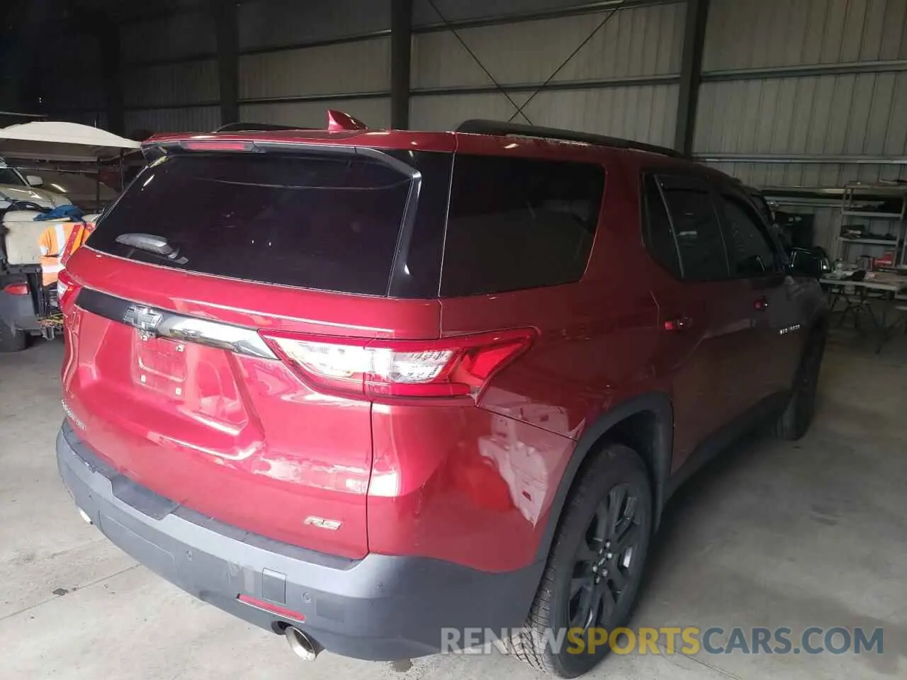 3 Photograph of a damaged car 1GNEVJKW0KJ129049 CHEVROLET TRAVERSE 2019