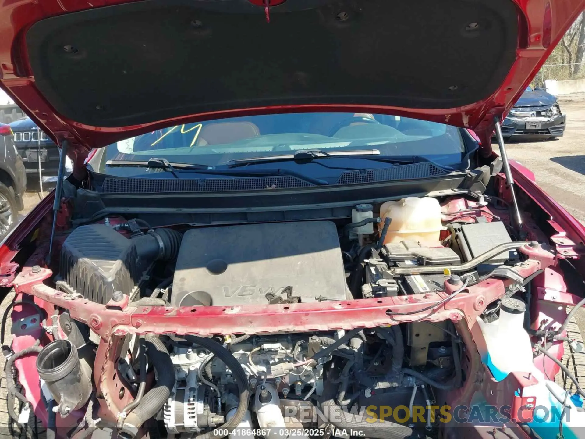 10 Photograph of a damaged car 1GNEVJKW1KJ114107 CHEVROLET TRAVERSE 2019