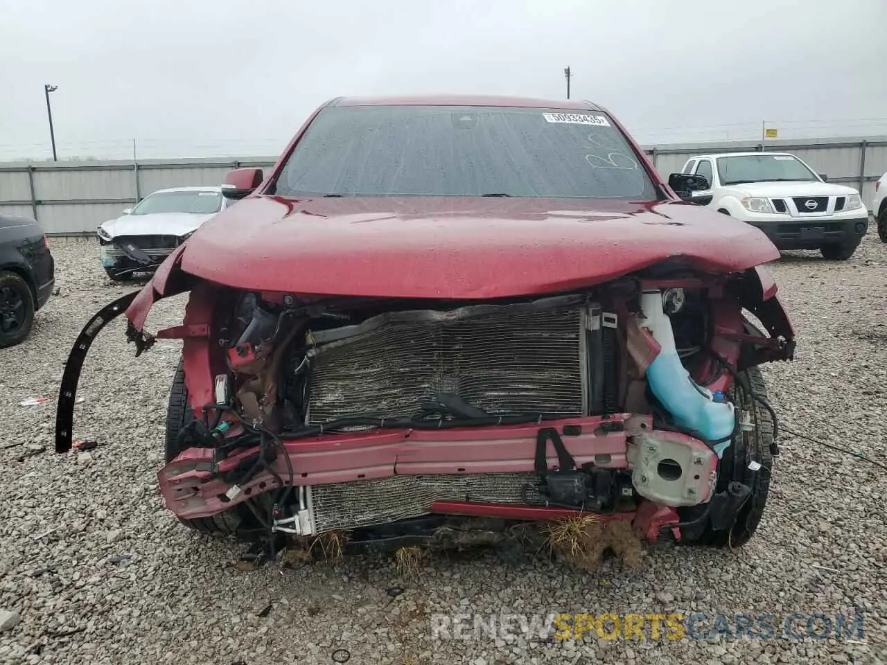 5 Photograph of a damaged car 1GNEVJKW2KJ103407 CHEVROLET TRAVERSE 2019