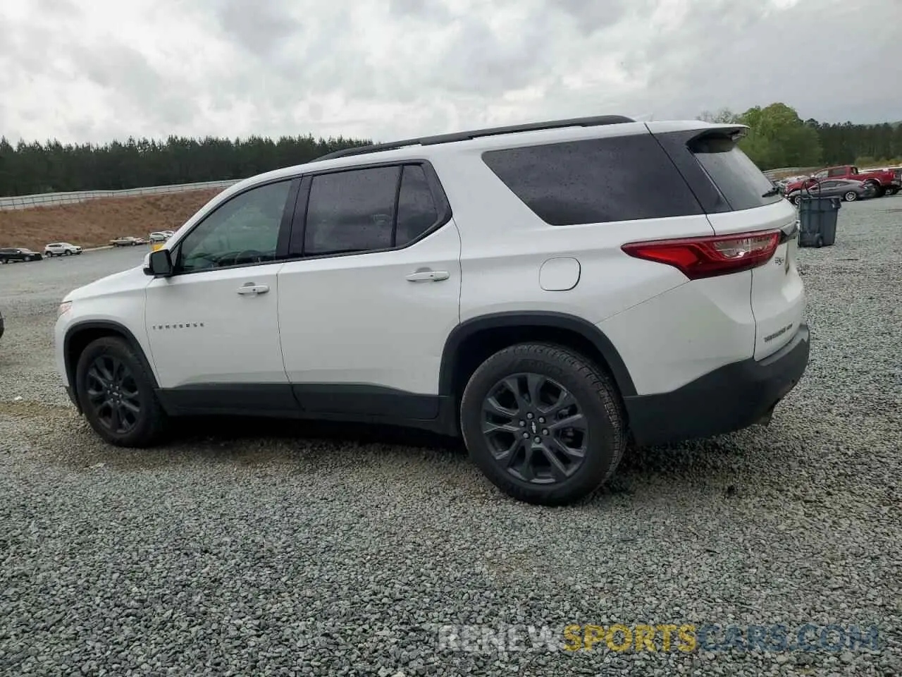 2 Photograph of a damaged car 1GNEVJKW3KJ129000 CHEVROLET TRAVERSE 2019
