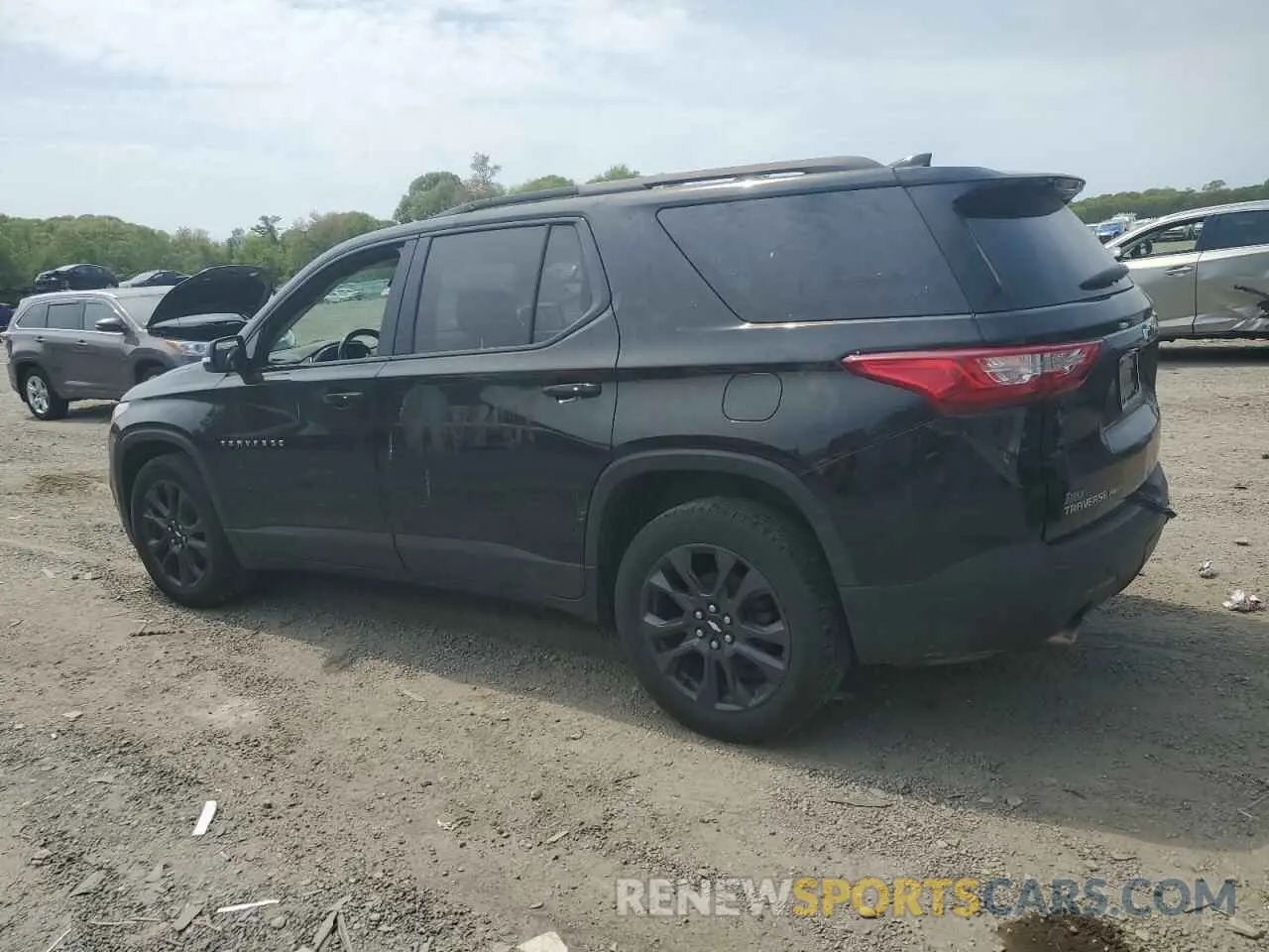 2 Photograph of a damaged car 1GNEVJKW5KJ119097 CHEVROLET TRAVERSE 2019