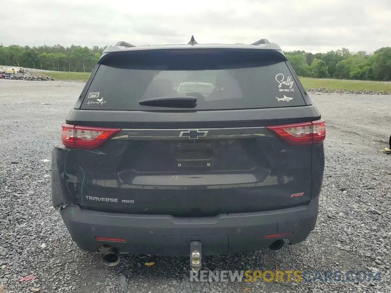 6 Photograph of a damaged car 1GNEVJKW9KJ195292 CHEVROLET TRAVERSE 2019