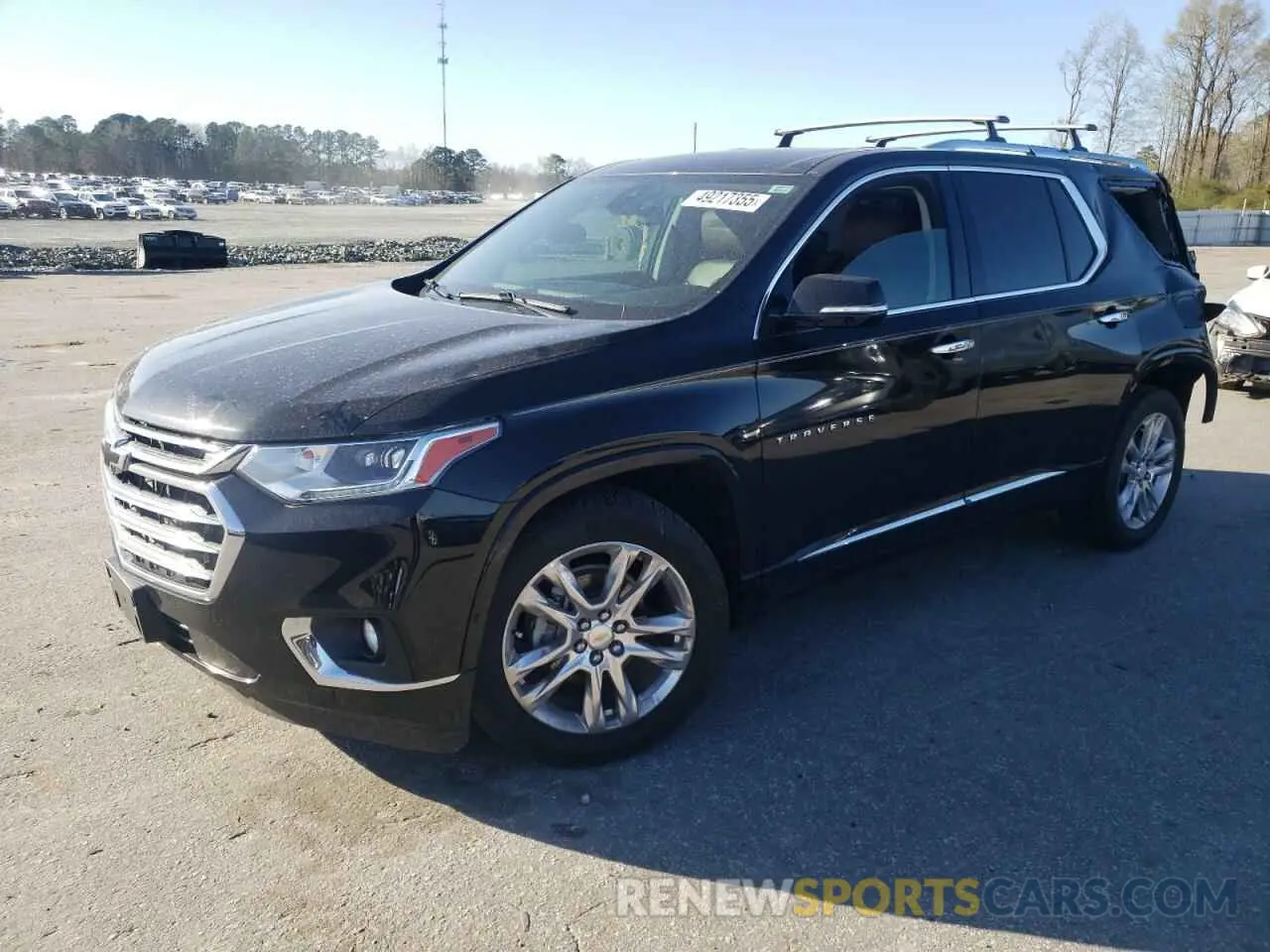 1 Photograph of a damaged car 1GNEVJKW9KJ201768 CHEVROLET TRAVERSE 2019