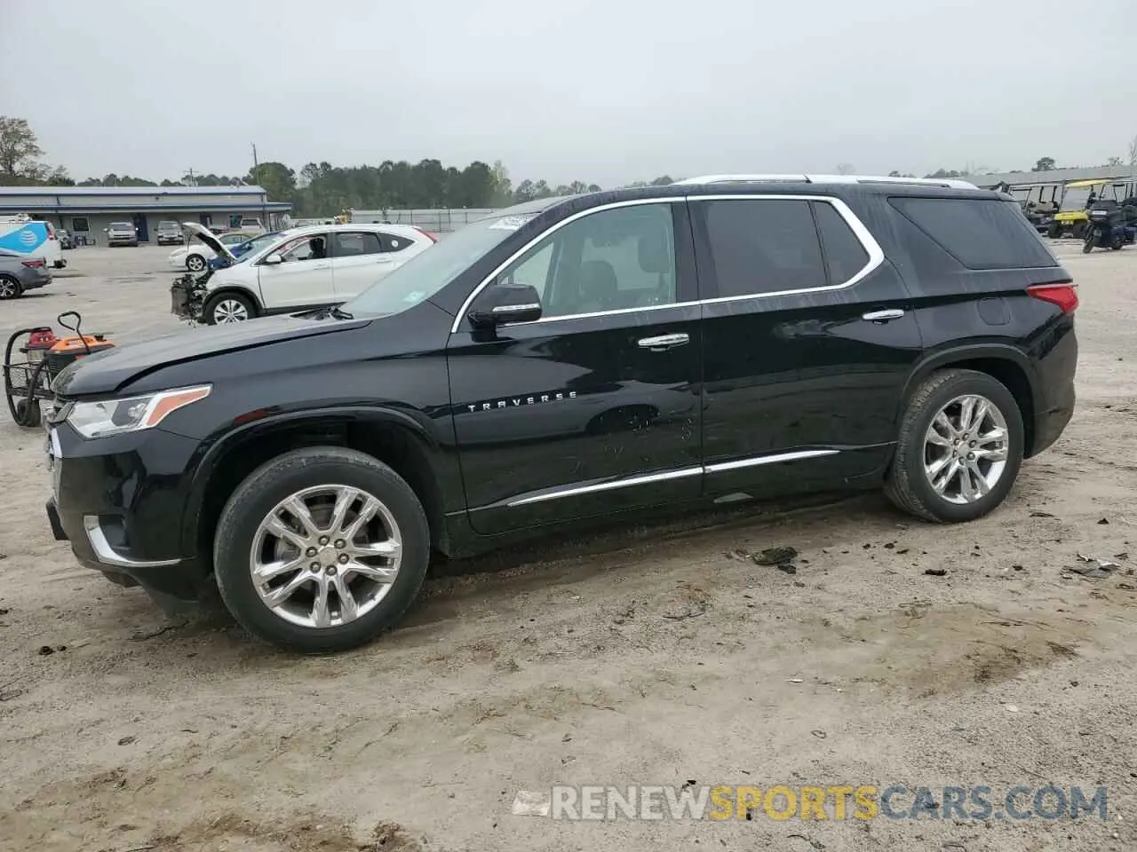 1 Photograph of a damaged car 1GNEVJKWXKJ224024 CHEVROLET TRAVERSE 2019