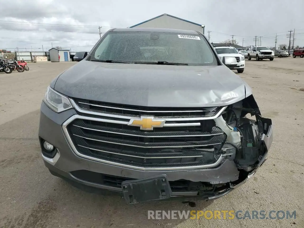 5 Photograph of a damaged car 1GNEVKKW2KJ144464 CHEVROLET TRAVERSE 2019
