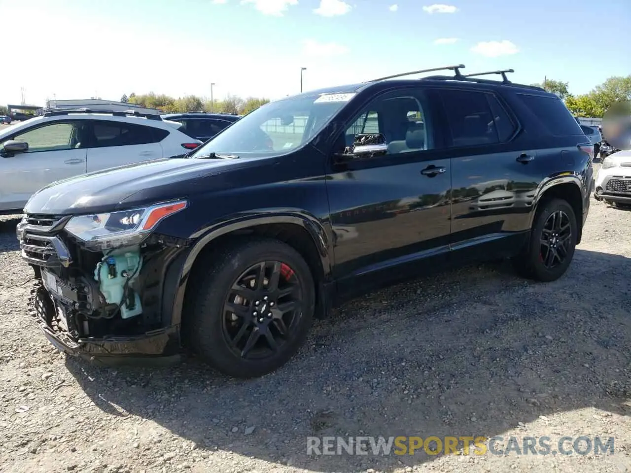 1 Photograph of a damaged car 1GNEVKKWXKJ174568 CHEVROLET TRAVERSE 2019