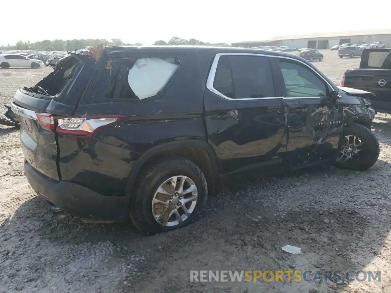 3 Photograph of a damaged car 1GNEVLKW0KJ171636 CHEVROLET TRAVERSE 2019
