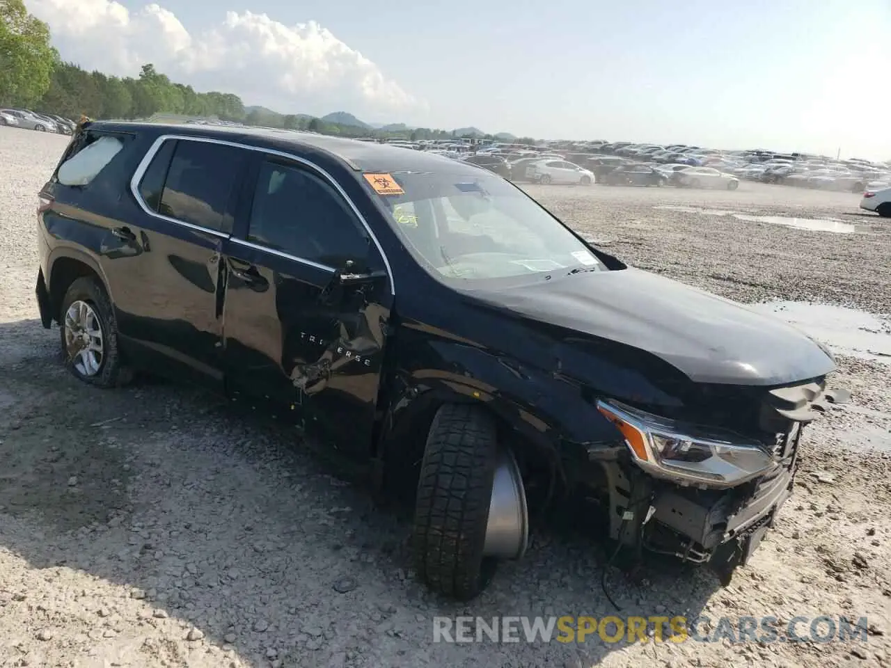 4 Photograph of a damaged car 1GNEVLKW0KJ171636 CHEVROLET TRAVERSE 2019