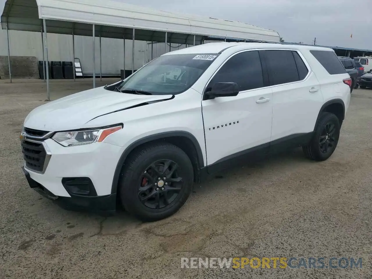 1 Photograph of a damaged car 1GNERFKW0LJ127188 CHEVROLET TRAVERSE 2020