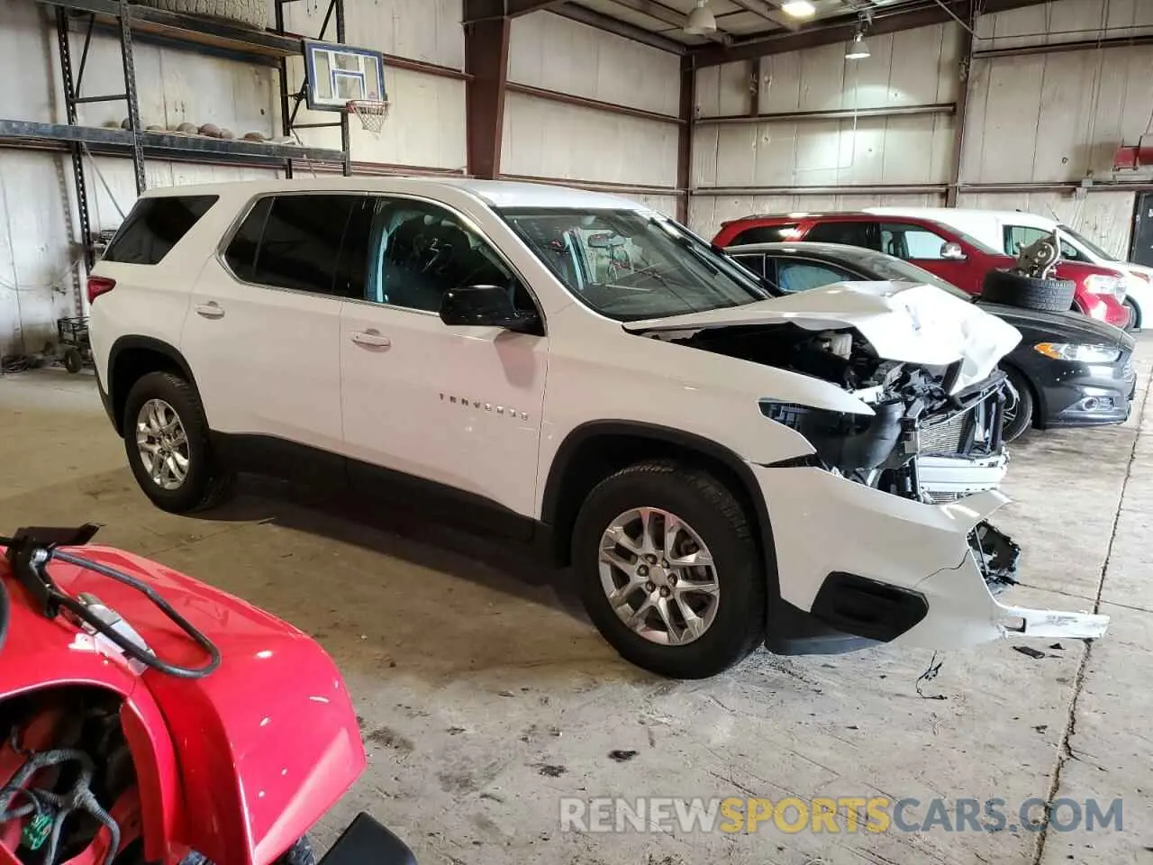 4 Photograph of a damaged car 1GNERFKW0LJ131354 CHEVROLET TRAVERSE 2020