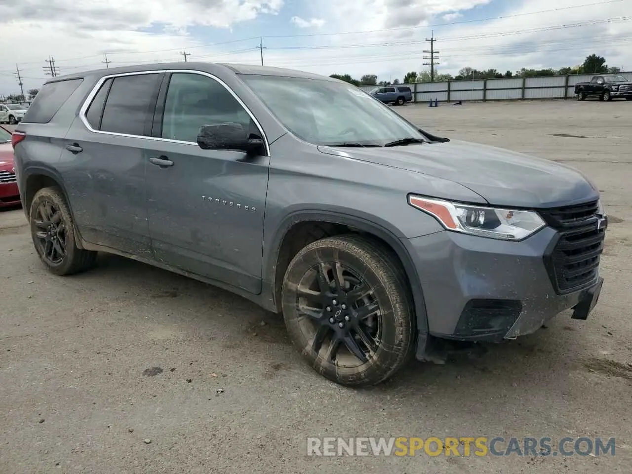 4 Photograph of a damaged car 1GNERFKW0LJ313099 CHEVROLET TRAVERSE 2020
