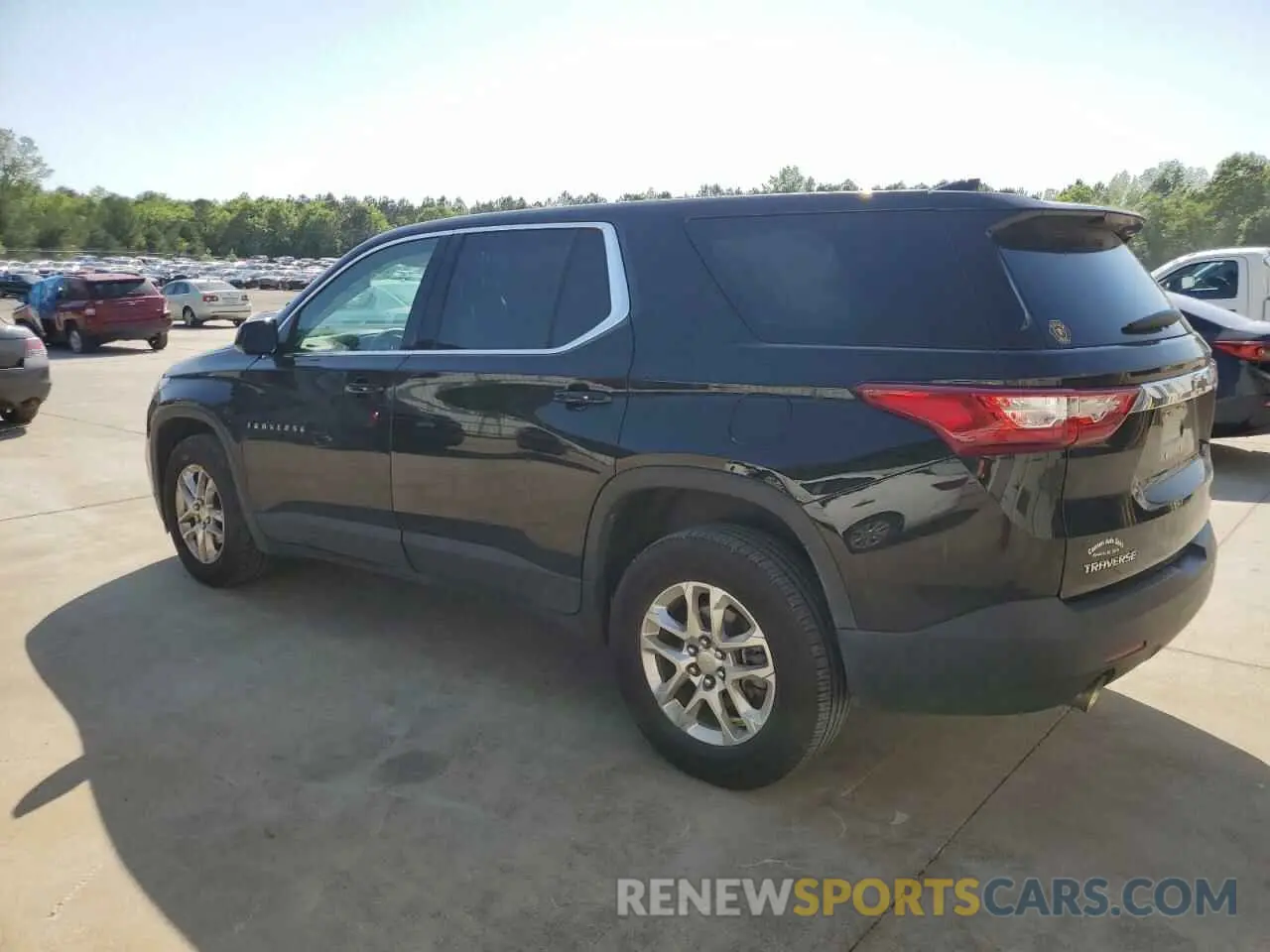 2 Photograph of a damaged car 1GNERFKW1LJ110657 CHEVROLET TRAVERSE 2020