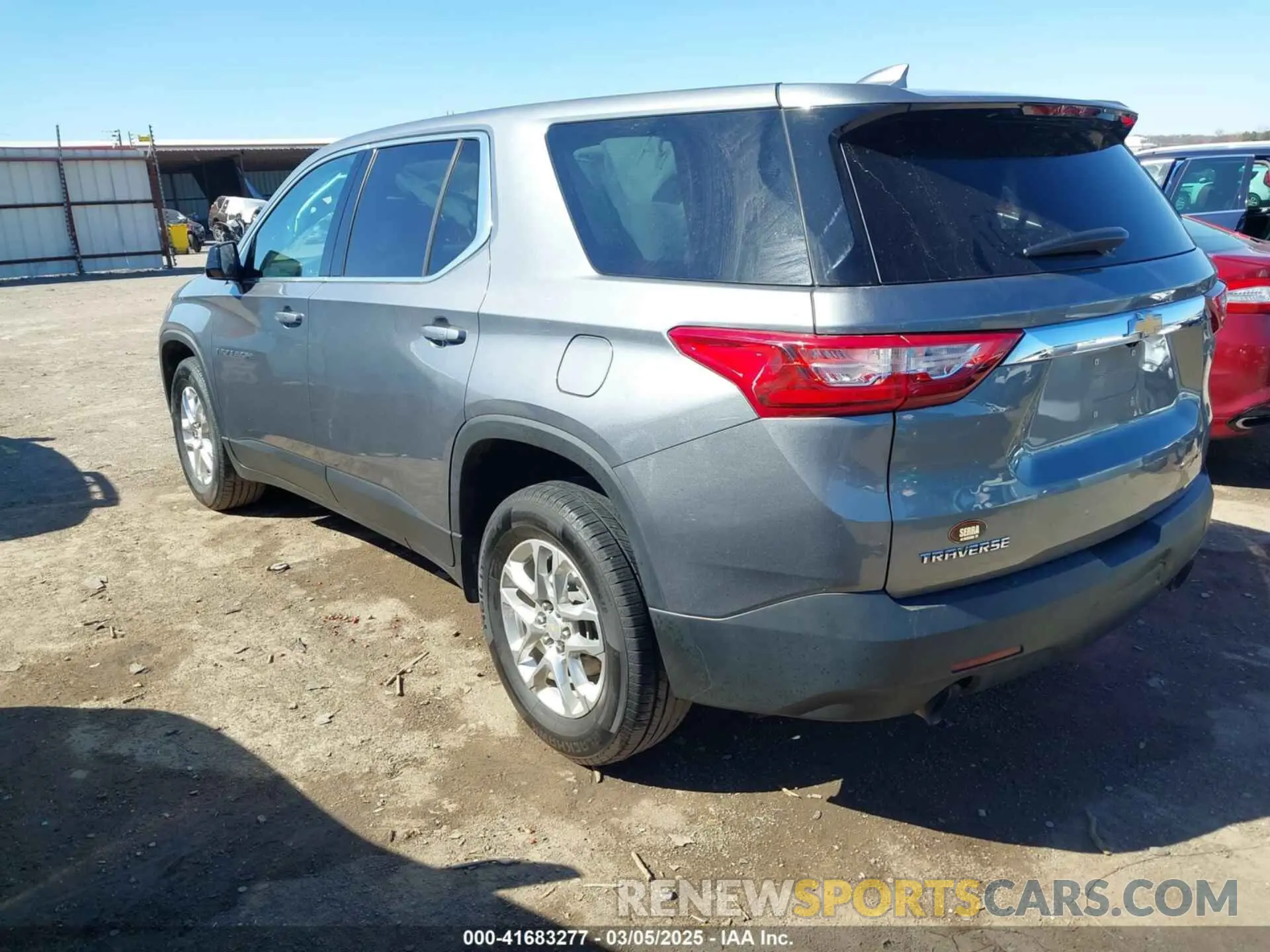 3 Photograph of a damaged car 1GNERFKW1LJ188310 CHEVROLET TRAVERSE 2020