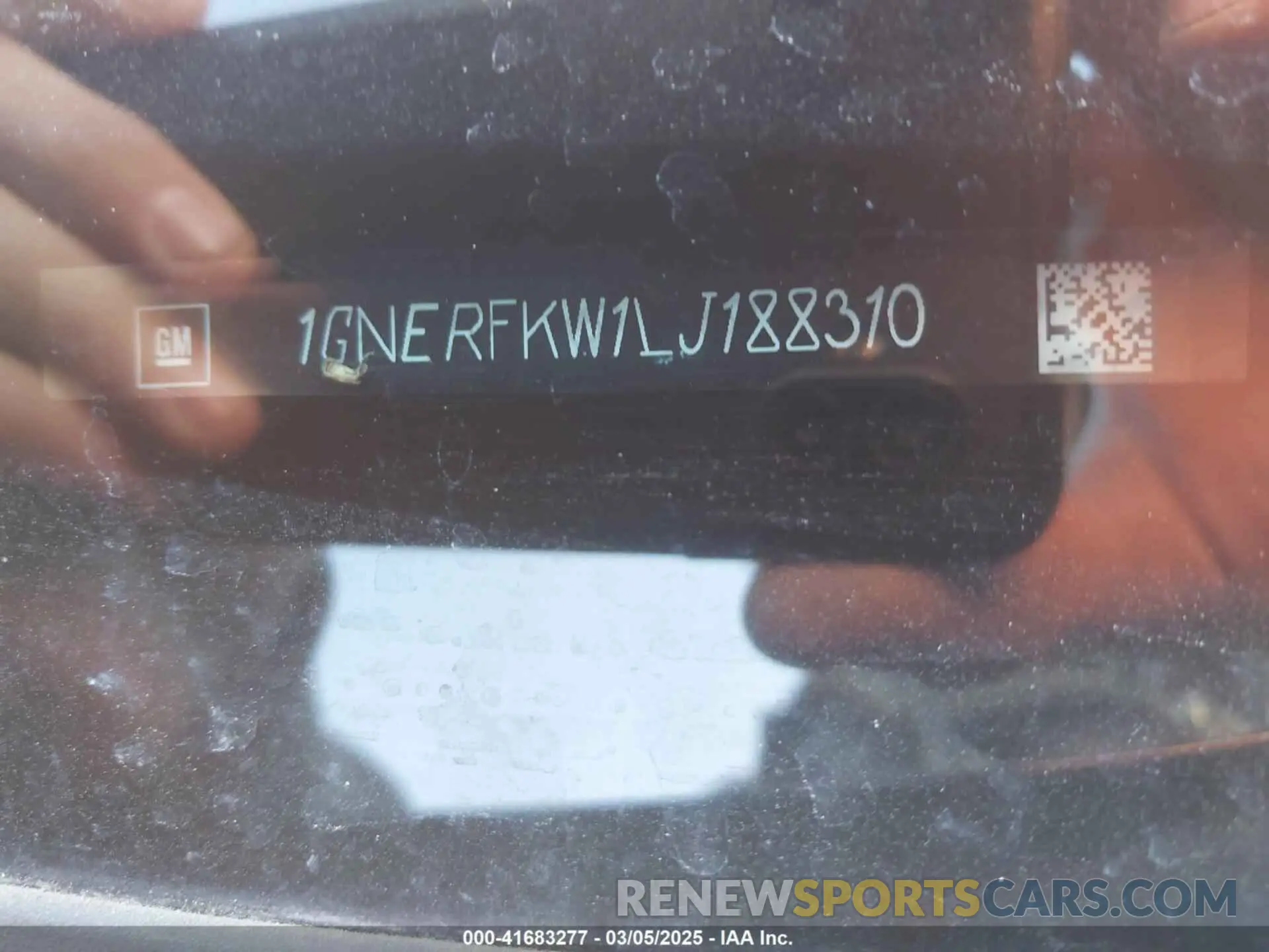 9 Photograph of a damaged car 1GNERFKW1LJ188310 CHEVROLET TRAVERSE 2020