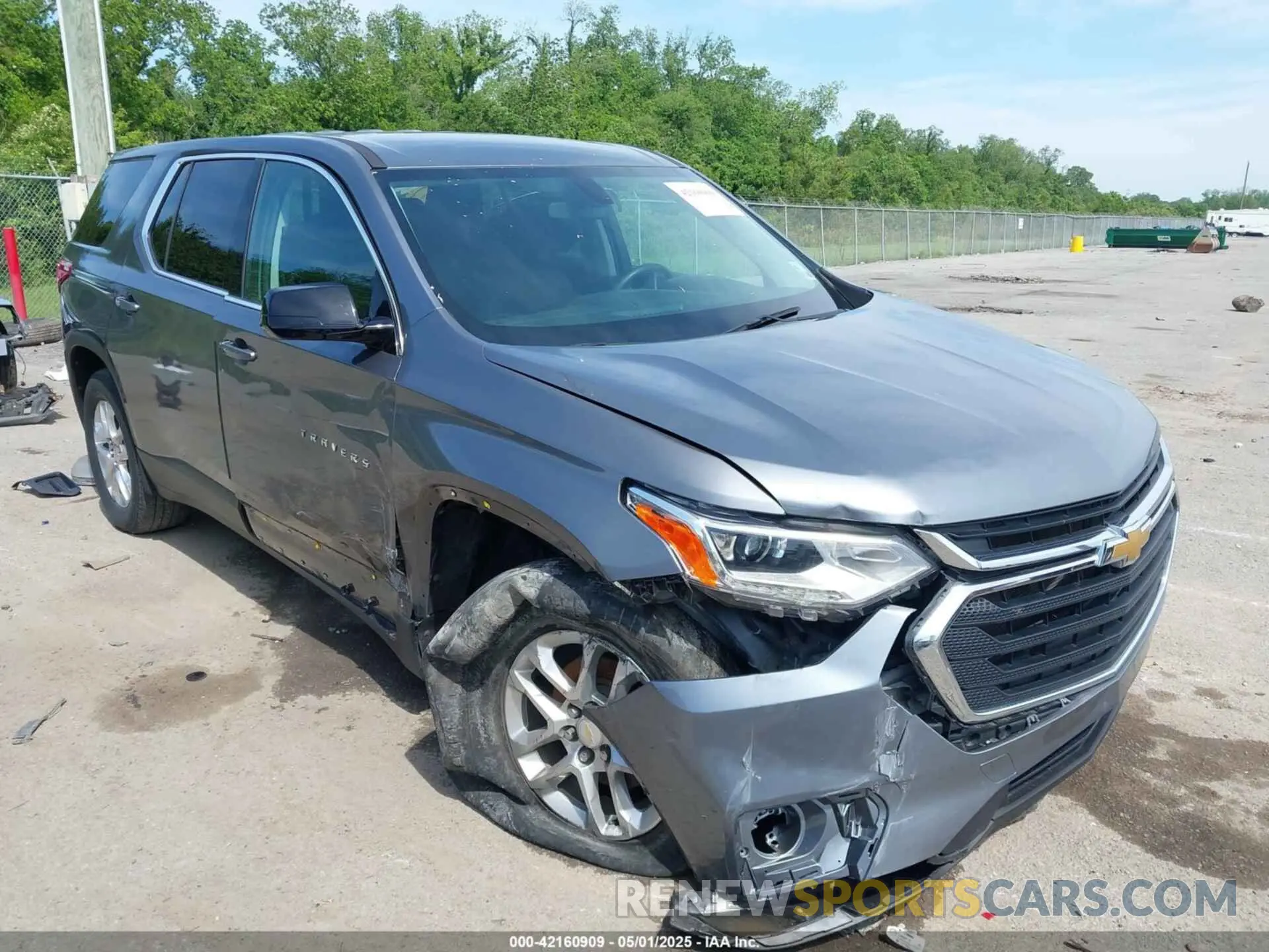 1 Photograph of a damaged car 1GNERFKW1LJ189439 CHEVROLET TRAVERSE 2020