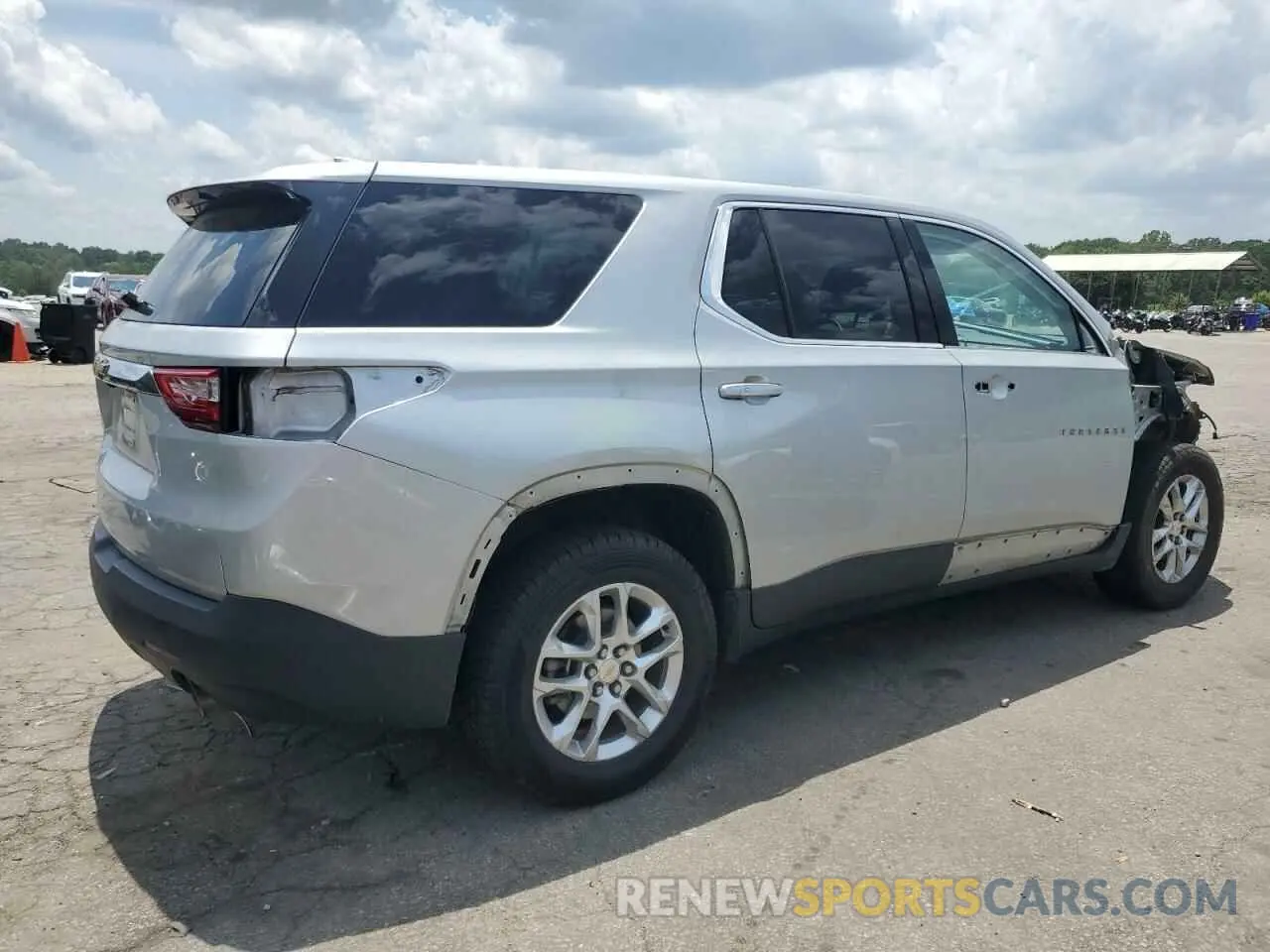 3 Photograph of a damaged car 1GNERFKW2LJ105452 CHEVROLET TRAVERSE 2020