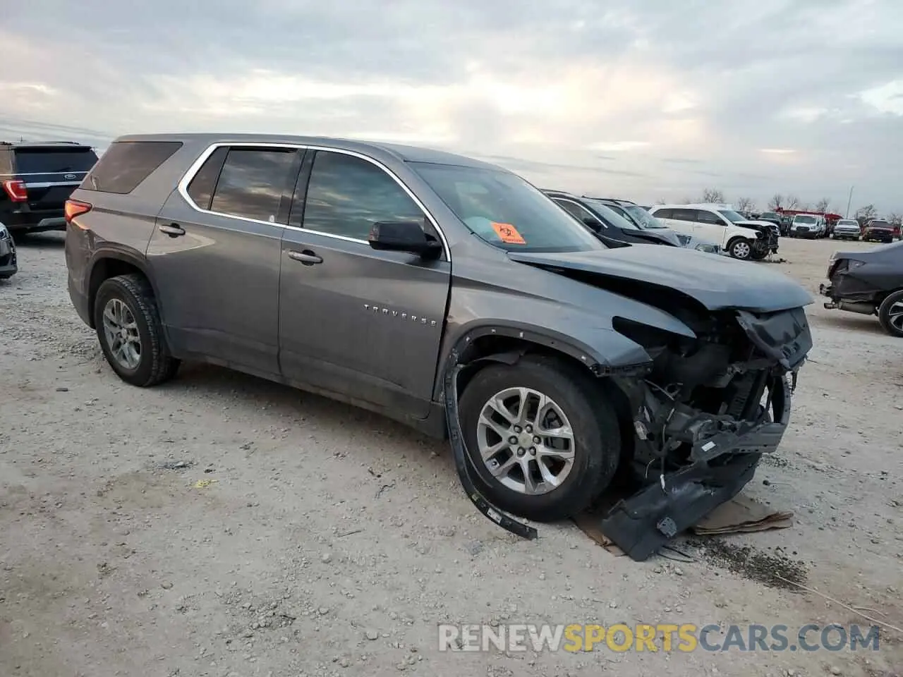 4 Photograph of a damaged car 1GNERFKW2LJ145630 CHEVROLET TRAVERSE 2020