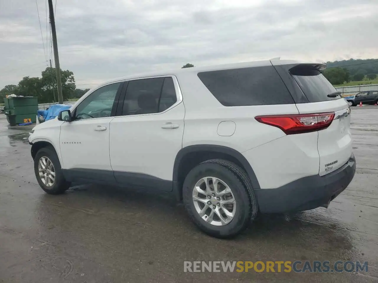 2 Photograph of a damaged car 1GNERFKW3LJ123216 CHEVROLET TRAVERSE 2020