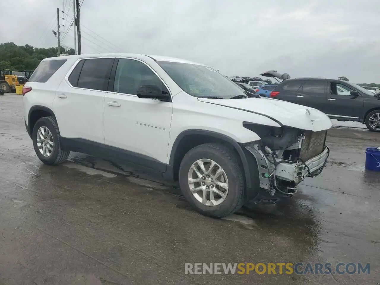 4 Photograph of a damaged car 1GNERFKW3LJ123216 CHEVROLET TRAVERSE 2020