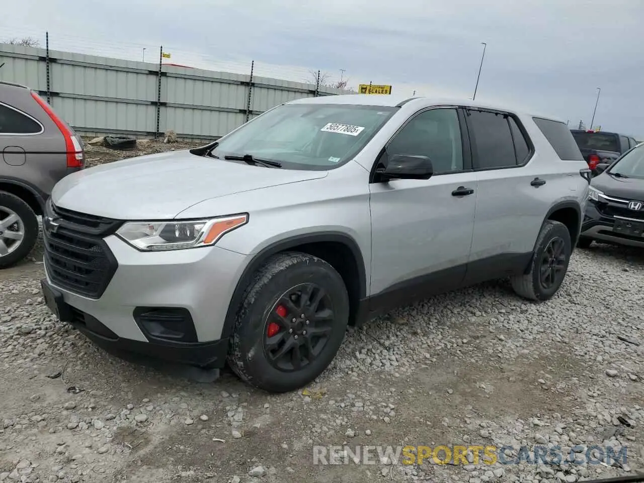 1 Photograph of a damaged car 1GNERFKW3LJ314540 CHEVROLET TRAVERSE 2020