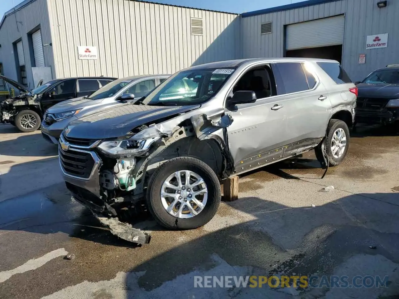 1 Photograph of a damaged car 1GNERFKW4LJ115447 CHEVROLET TRAVERSE 2020