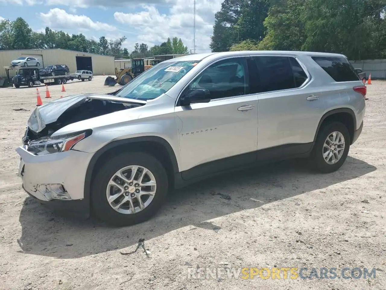 1 Photograph of a damaged car 1GNERFKW4LJ267390 CHEVROLET TRAVERSE 2020