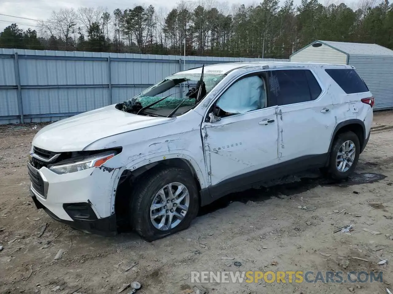 1 Photograph of a damaged car 1GNERFKW4LJ311744 CHEVROLET TRAVERSE 2020