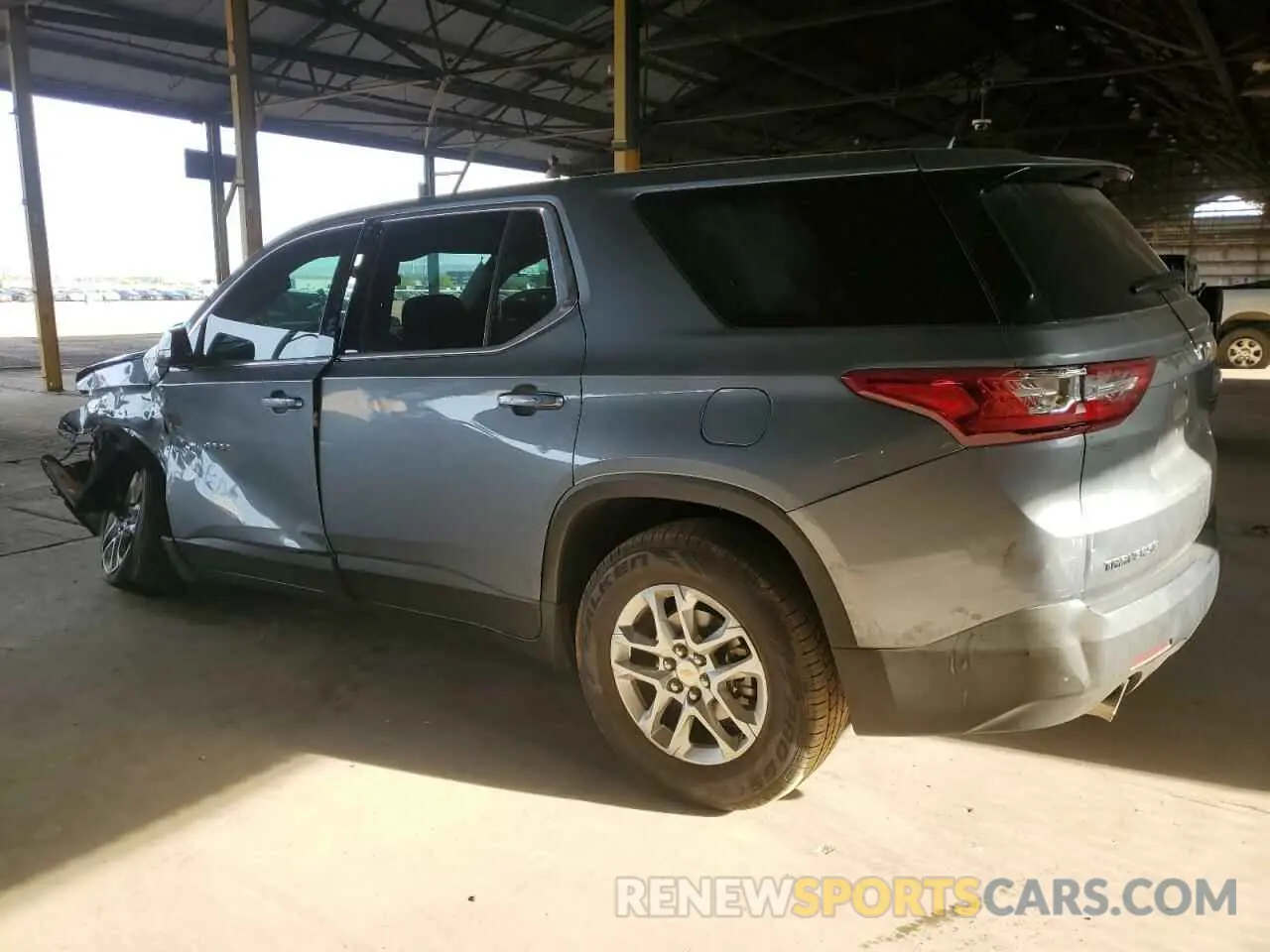 2 Photograph of a damaged car 1GNERFKW5LJ126490 CHEVROLET TRAVERSE 2020