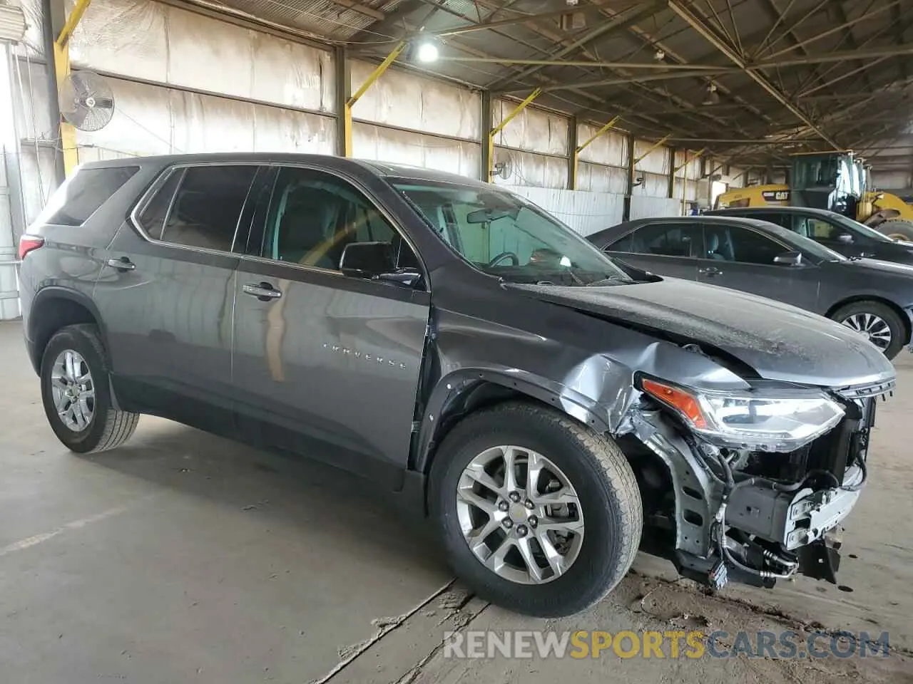 4 Photograph of a damaged car 1GNERFKW5LJ126490 CHEVROLET TRAVERSE 2020